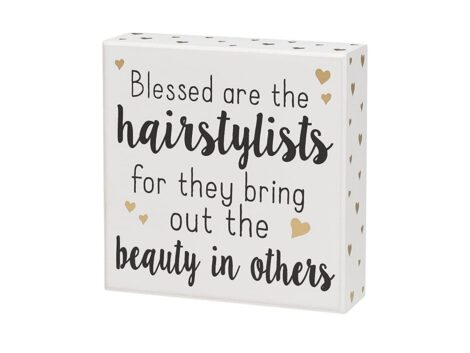 Collins-Blessed-are-The-Hairstylists-Box-Sign-CS-9437