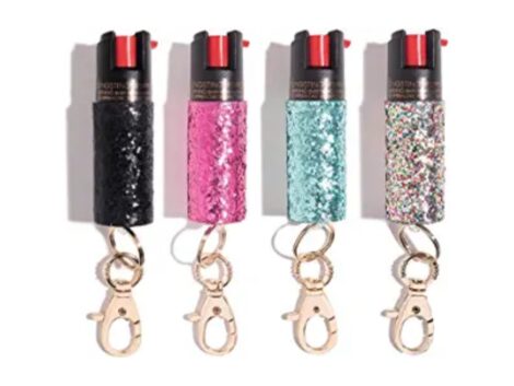 -Pepper-Spray-Maximum-Strength-Self-Defense-Keychain-for-Women-12-Foot-Spray-Range-UV-Dye-Glitter.